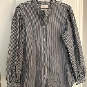 J crew stripped button up